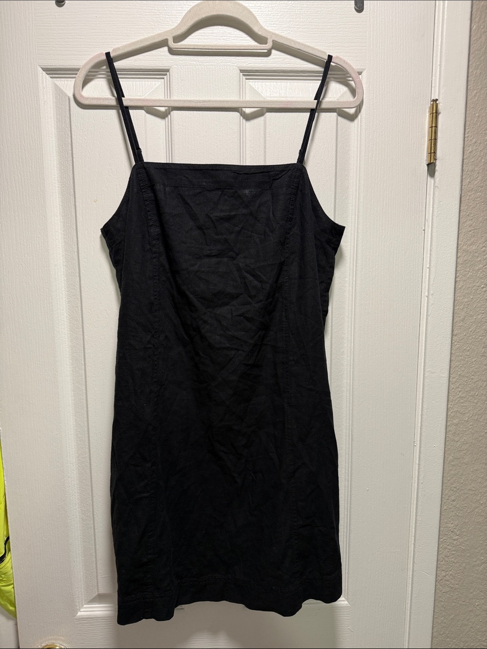 Madewell Black Mini Slip Dress with Spaghetti Straps